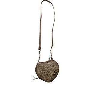 Juicy Couture Tan Heart Crossbody Bag